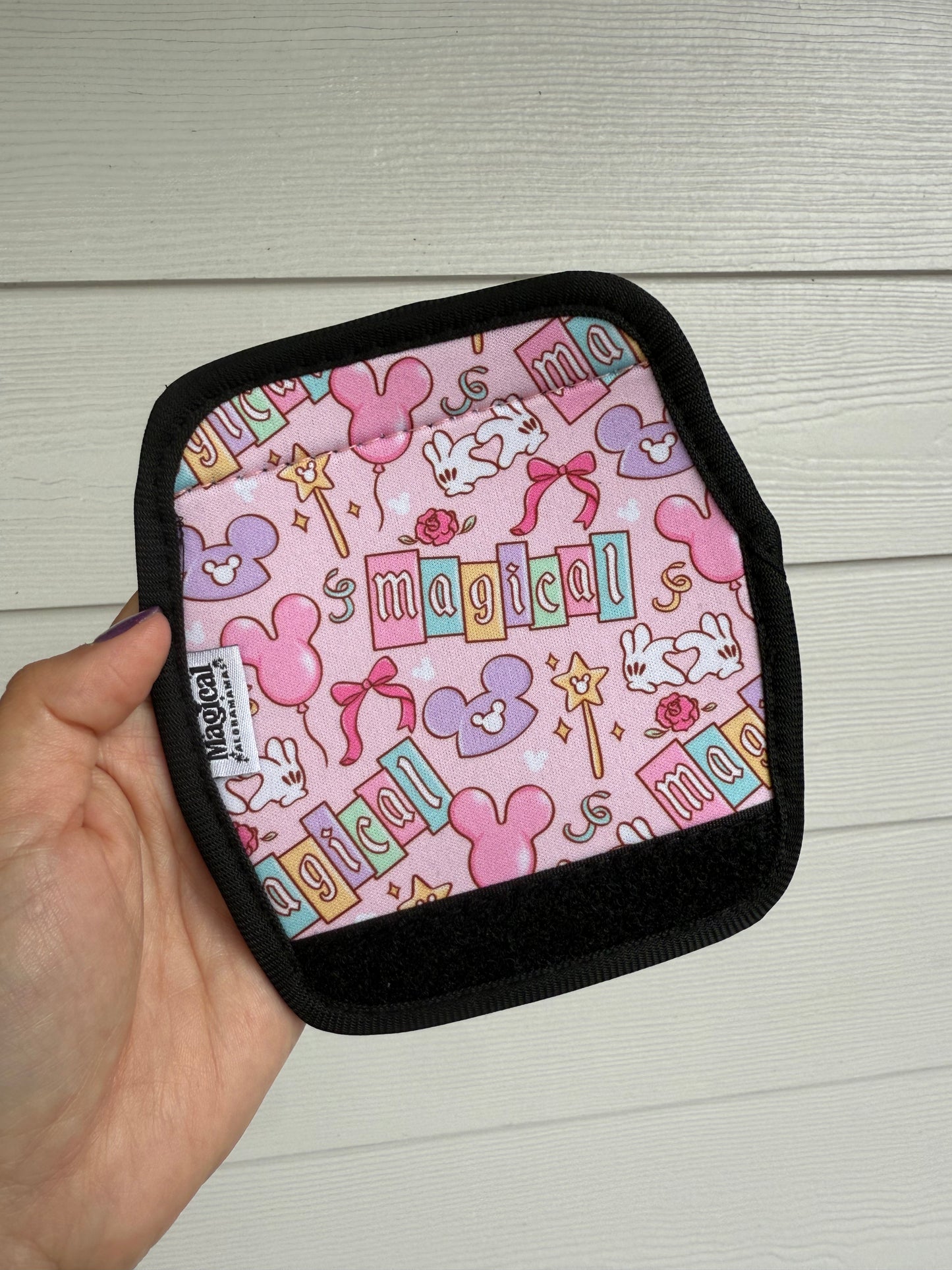 Neoprene Luggage Grip - Magical PINK