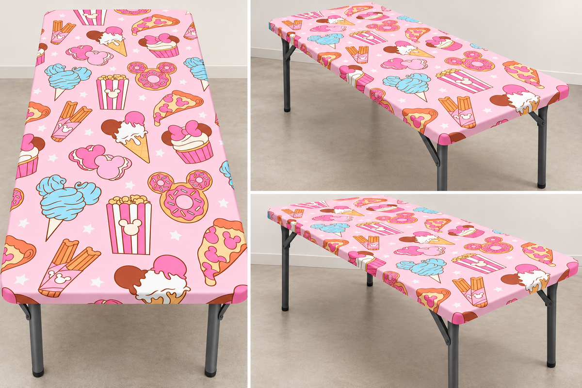 Table Cloth 6ft Tables - Magical Snacks