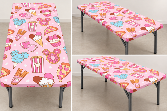 Table Cloth 6ft Tables - Magical Snacks