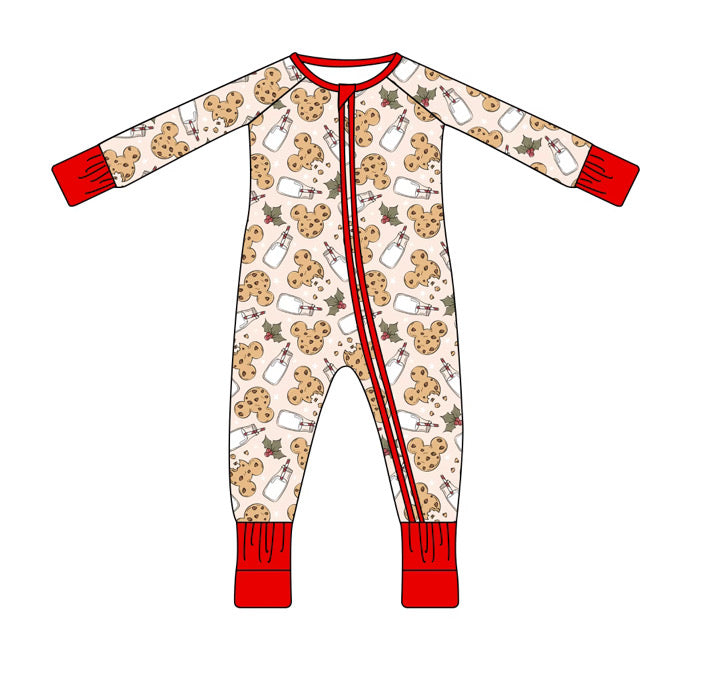 RTS Bamboo Pajamas ZIPPY - Holiday Magic