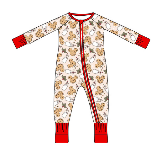 RTS Bamboo Pajamas ZIPPY - Holiday Magic