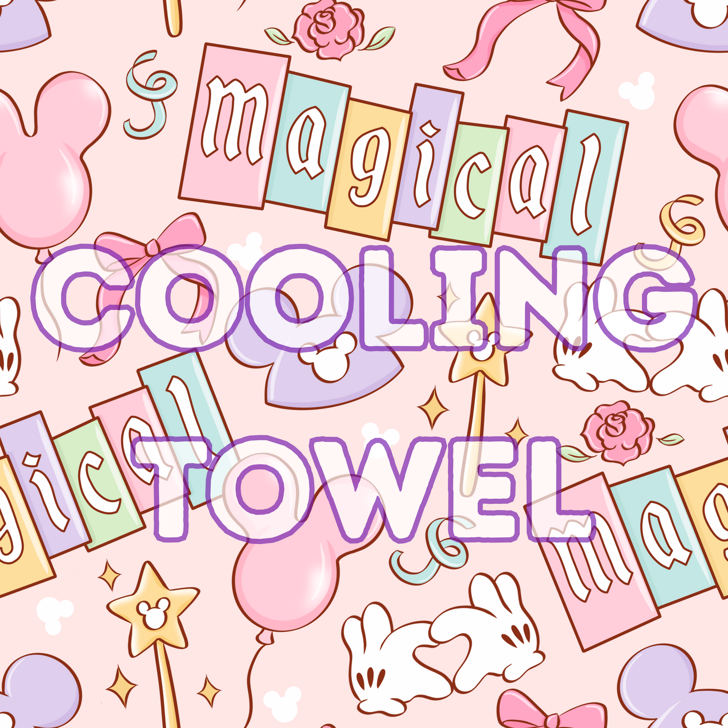 Cooling Towel - Magical Pink
