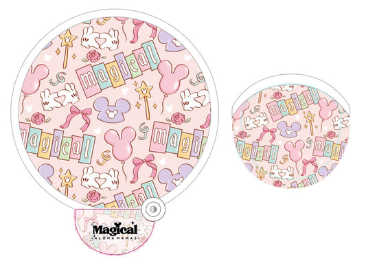 Compact Travel Fans - Magical Pink