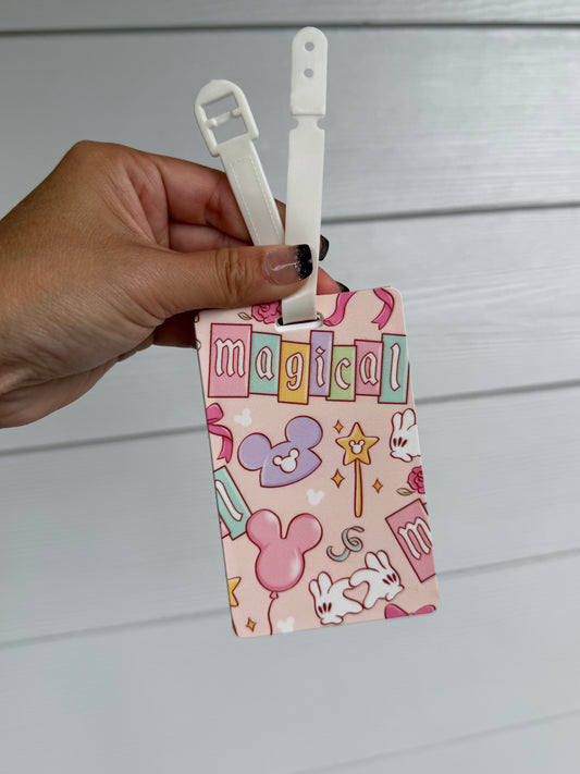 Luggage Tag - Magical Pink