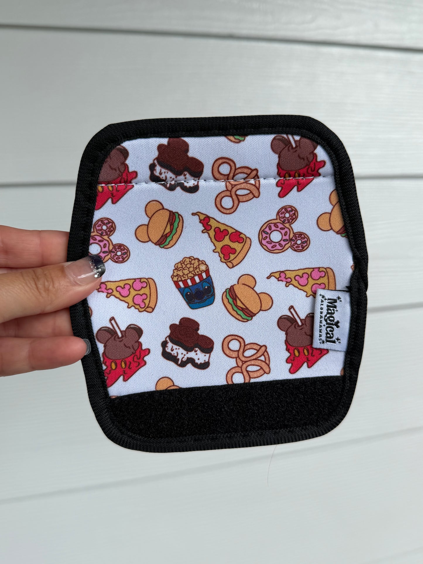 Neoprene Luggage Grip - Snacks
