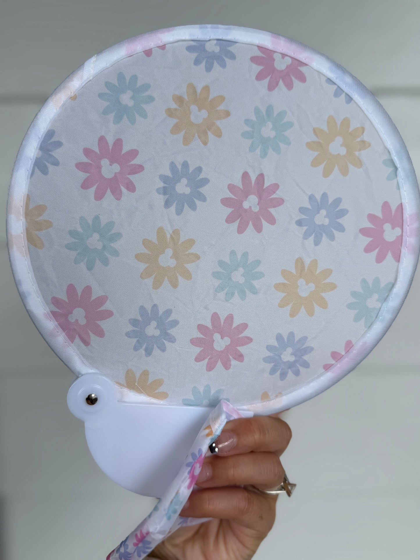 Compact Travel Fans - Pastels Mickey