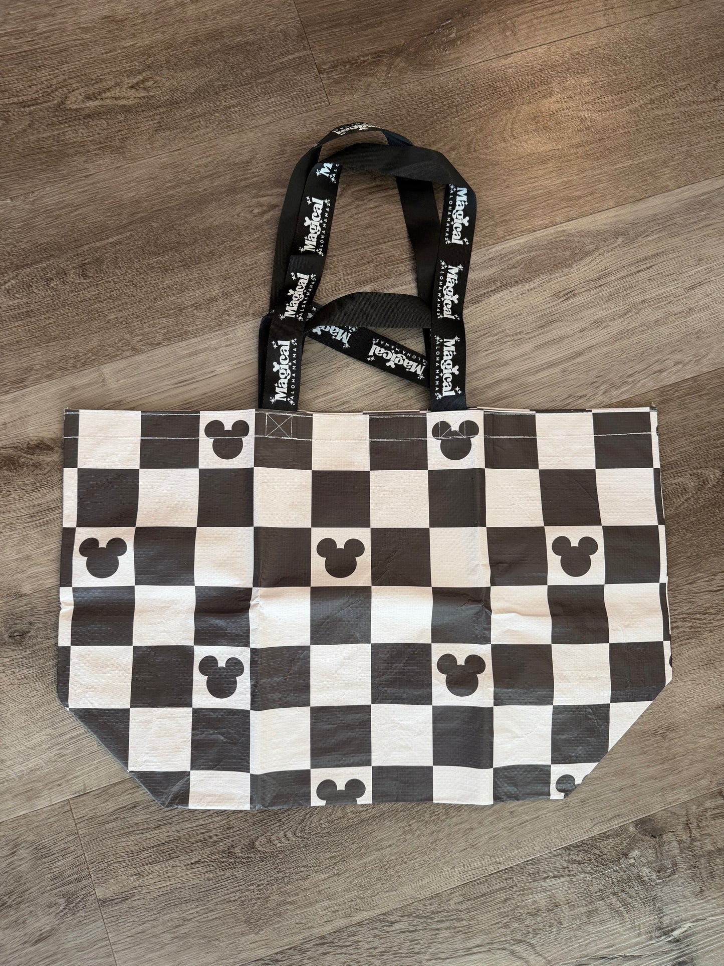 Mama Tote  - Black/Tan Mickey