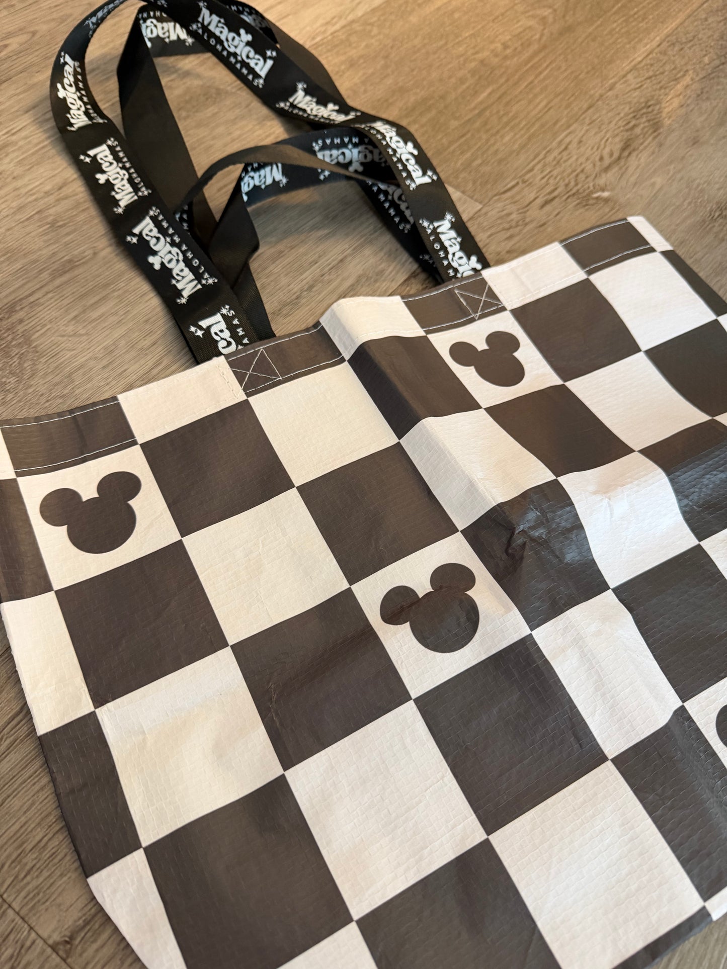Princess Tote  - Black/Tan Mickey