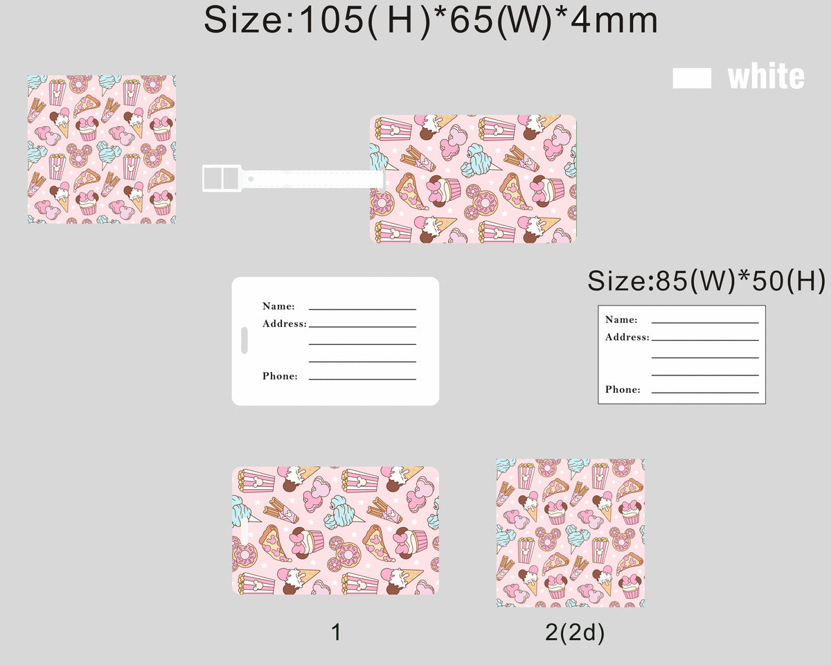 Luggage Tag - Magical Snacks