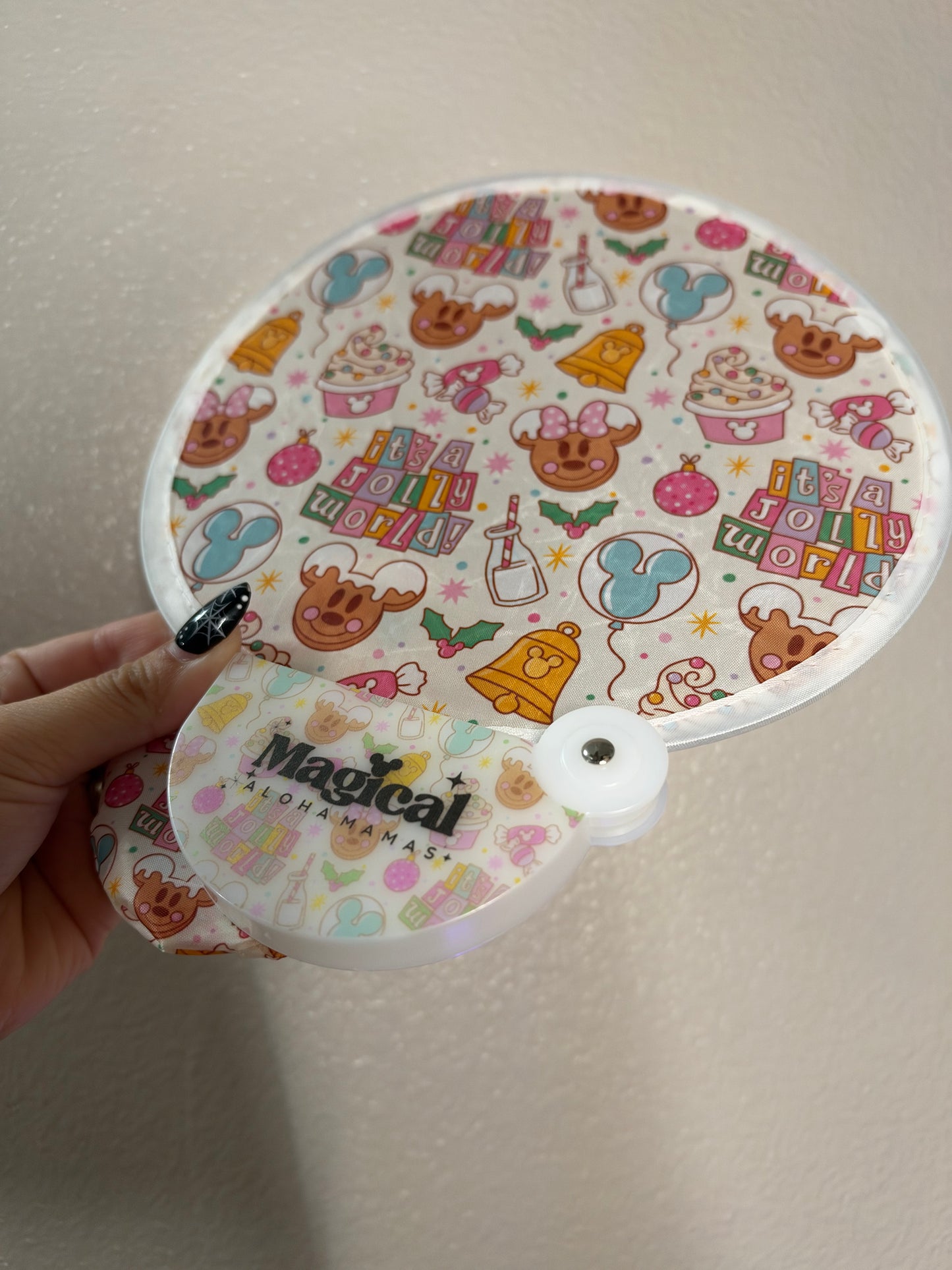 Compact Travel Fans - Christmas Magic