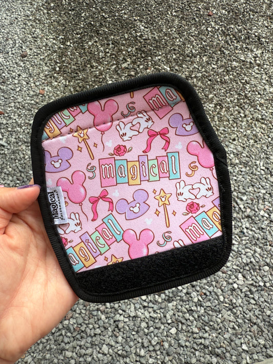 Neoprene Luggage Grip - Magical PINK
