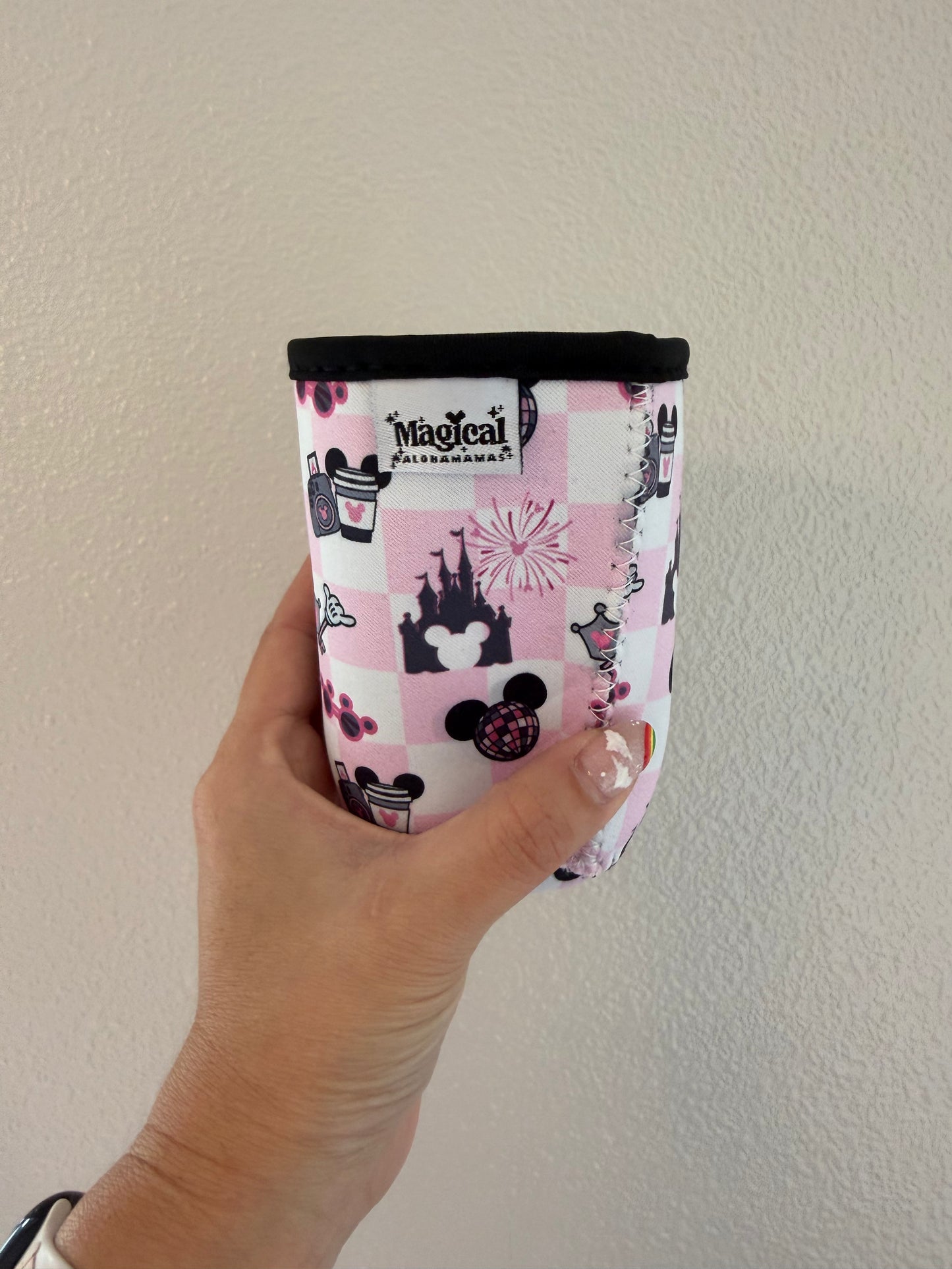 Koozie Sleeve - Main Street Magic Pink
