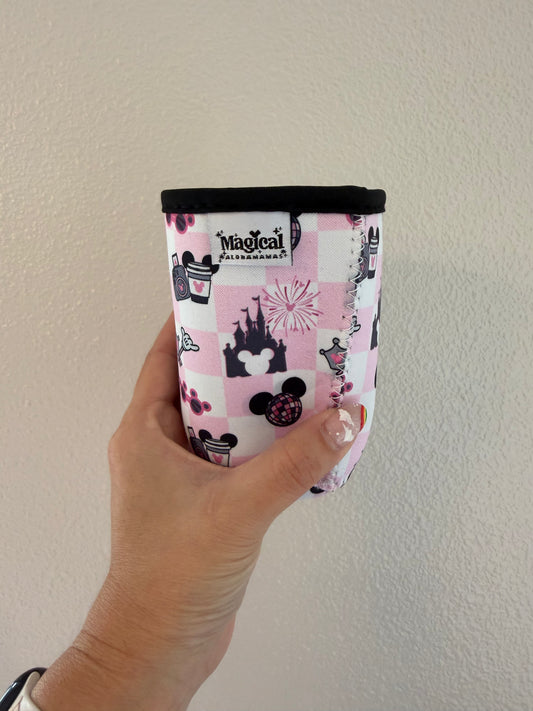 Koozie Sleeve - Main Street Magic Pink