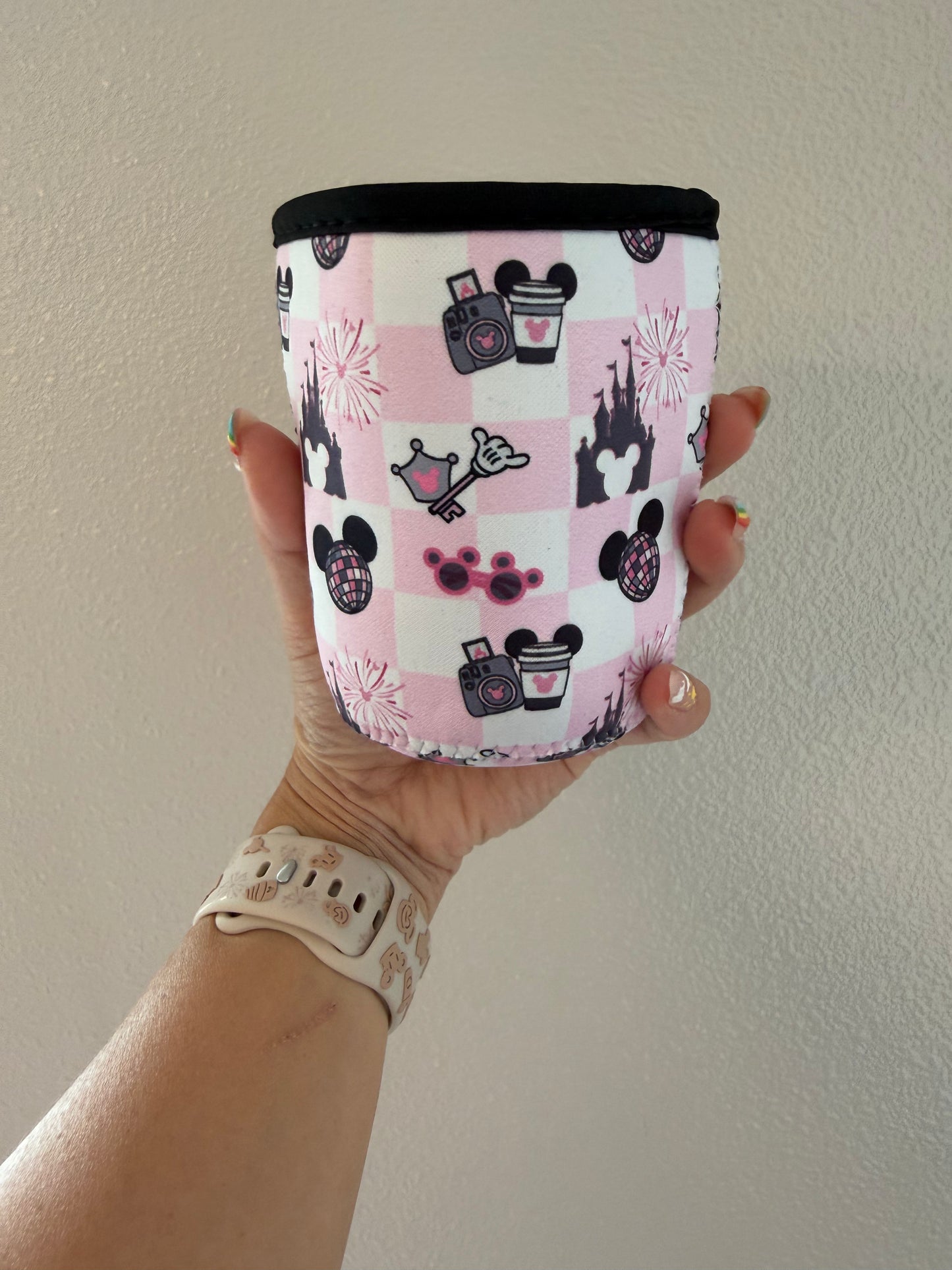 Koozie Sleeve - Main Street Magic Pink