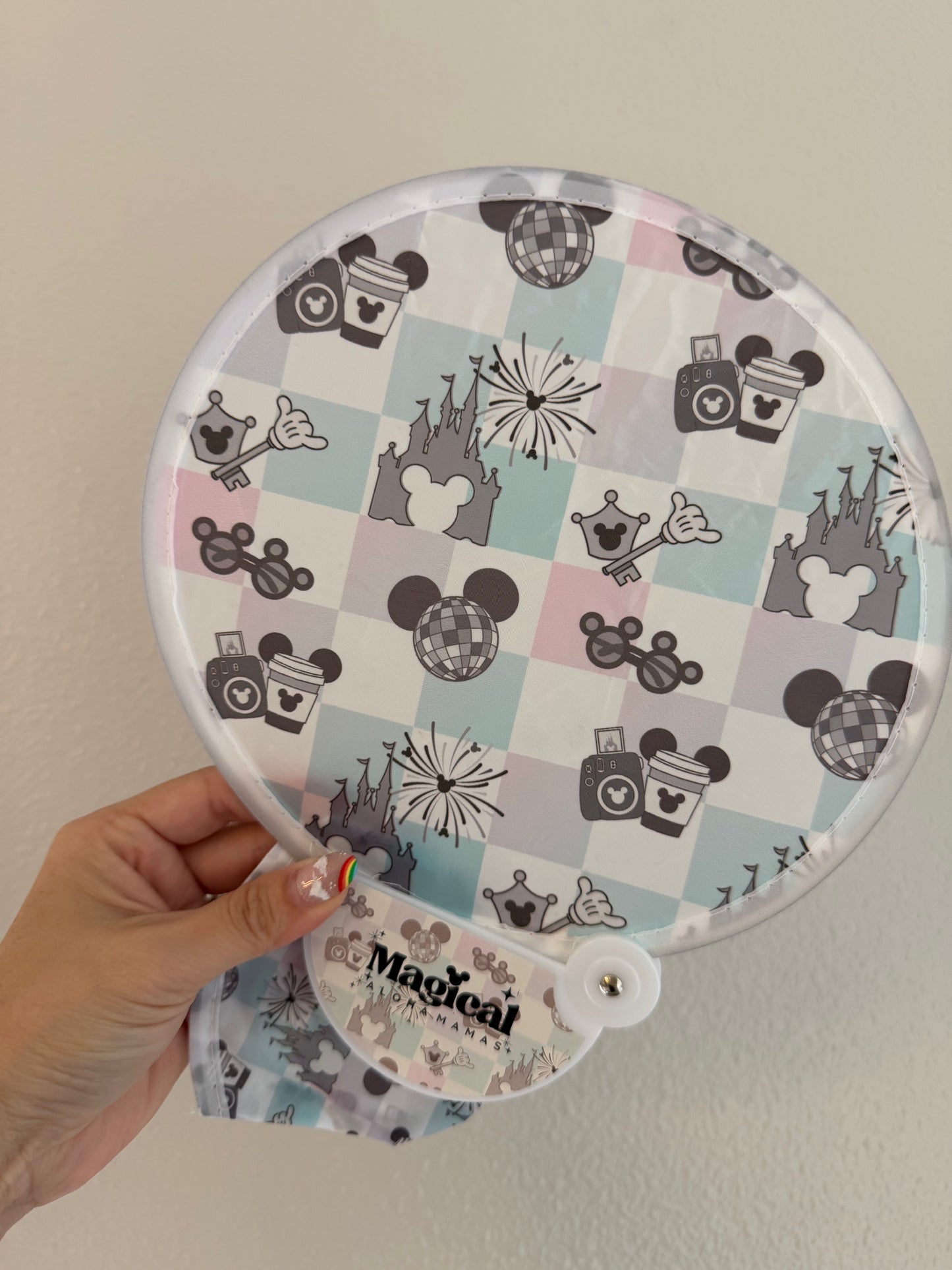 Compact Travel Fans - Main Street Magic Mermaid