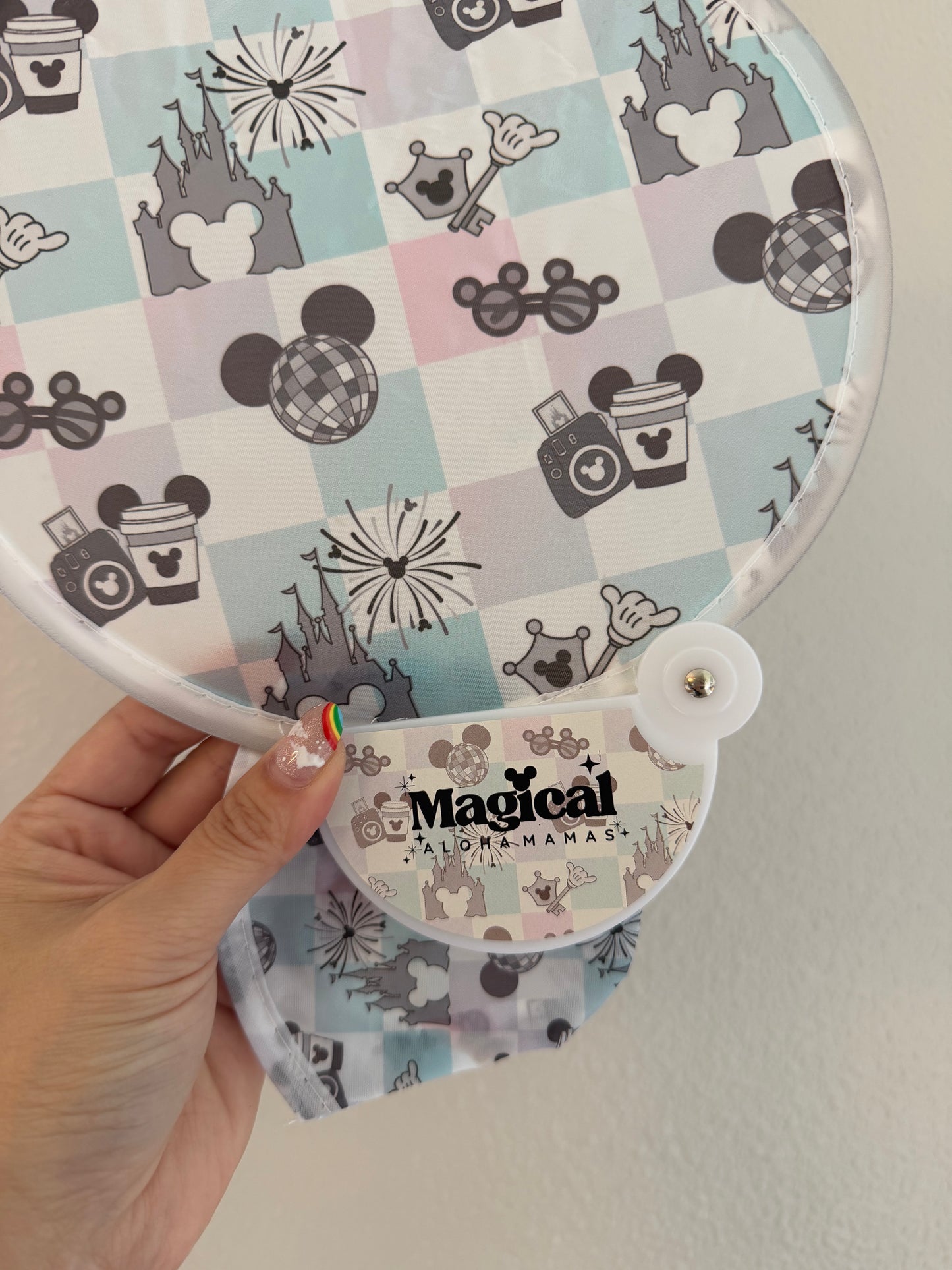 Compact Travel Fans - Main Street Magic Mermaid