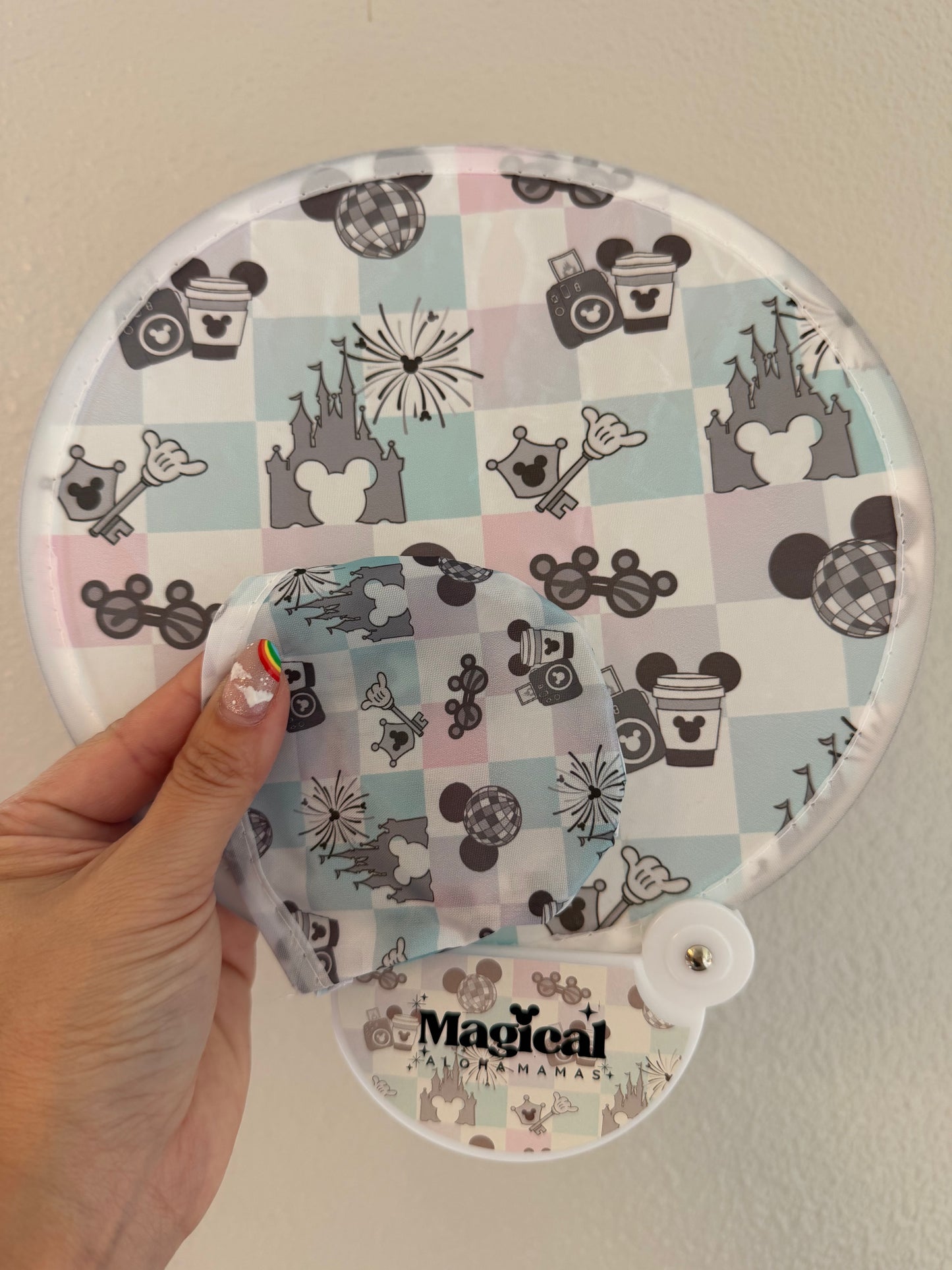 Compact Travel Fans - Main Street Magic Mermaid