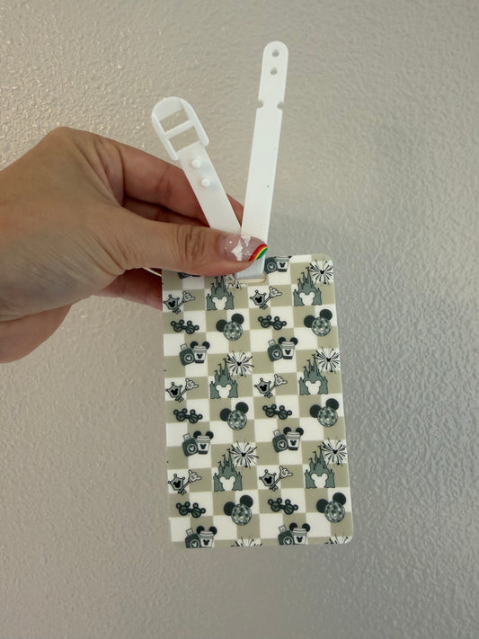 Luggage Tag - Main Street Magic Beige