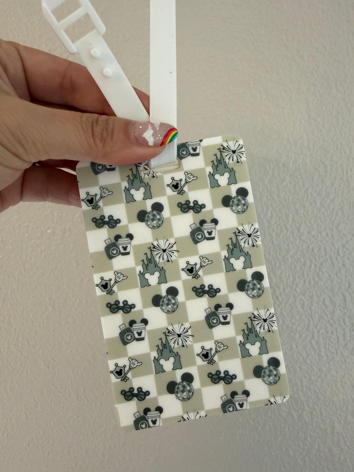 Luggage Tag - Main Street Magic Beige