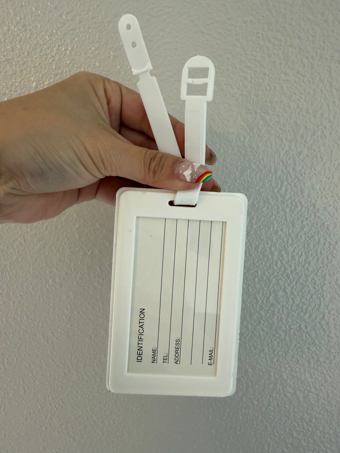 Luggage Tag - Main Street Magic Beige