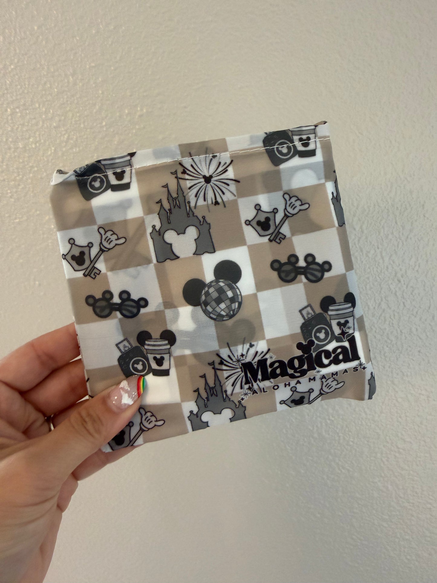 Ripstop Reusable Bag - Main Street Magic Beige