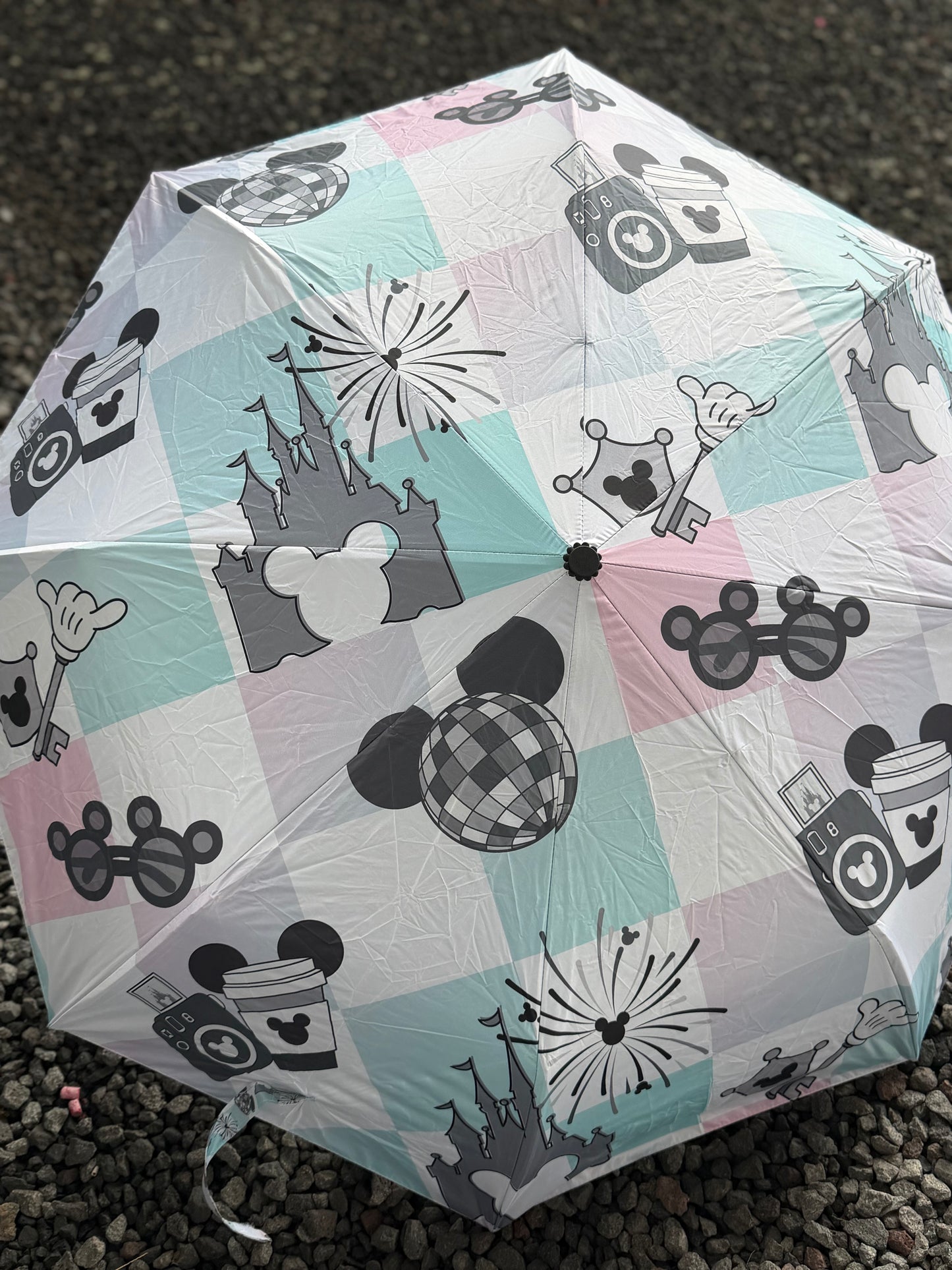 IMPERFECT Compact Umbrella - Main Street Magic Mermaid