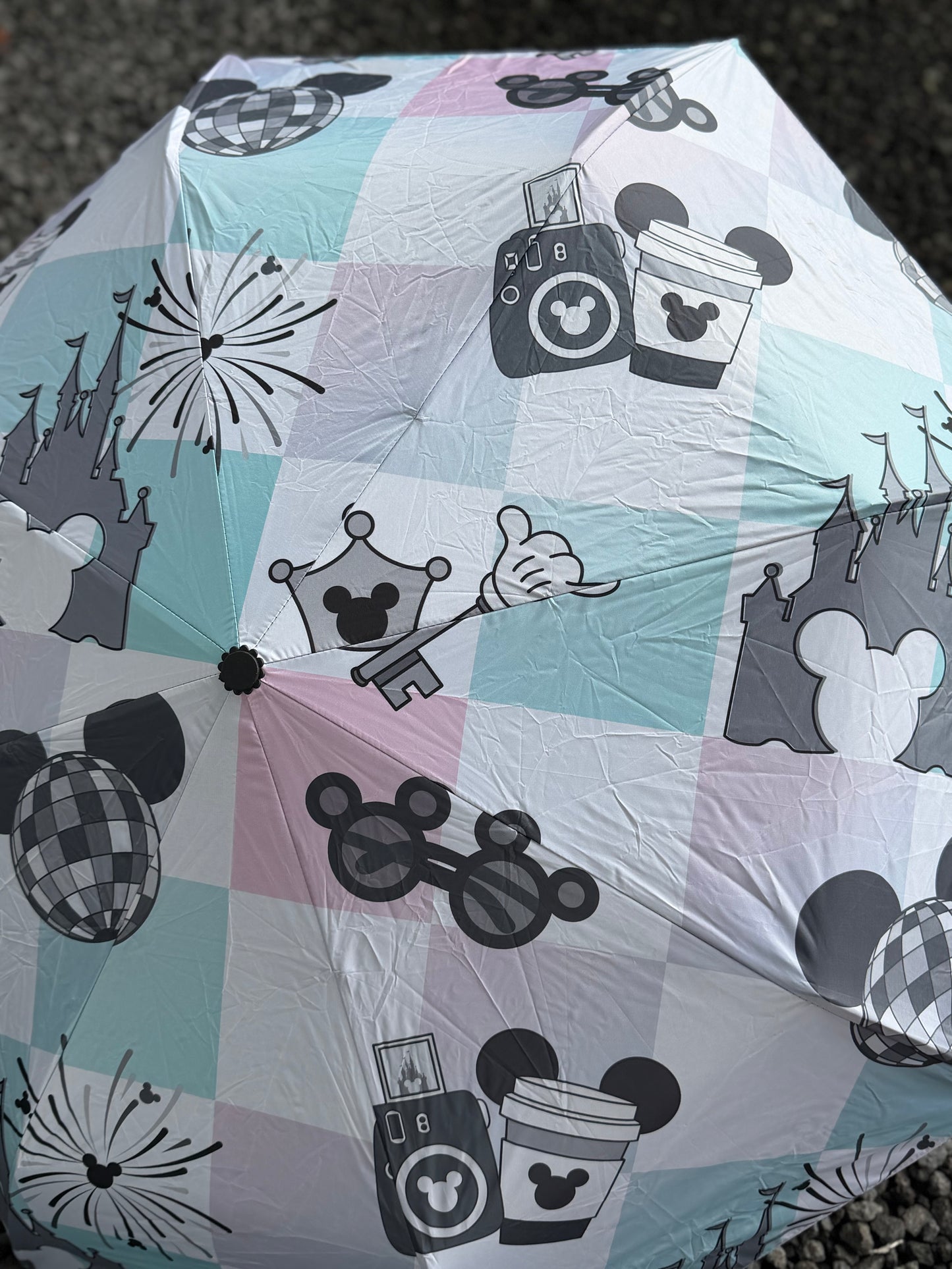 IMPERFECT Compact Umbrella - Main Street Magic Mermaid