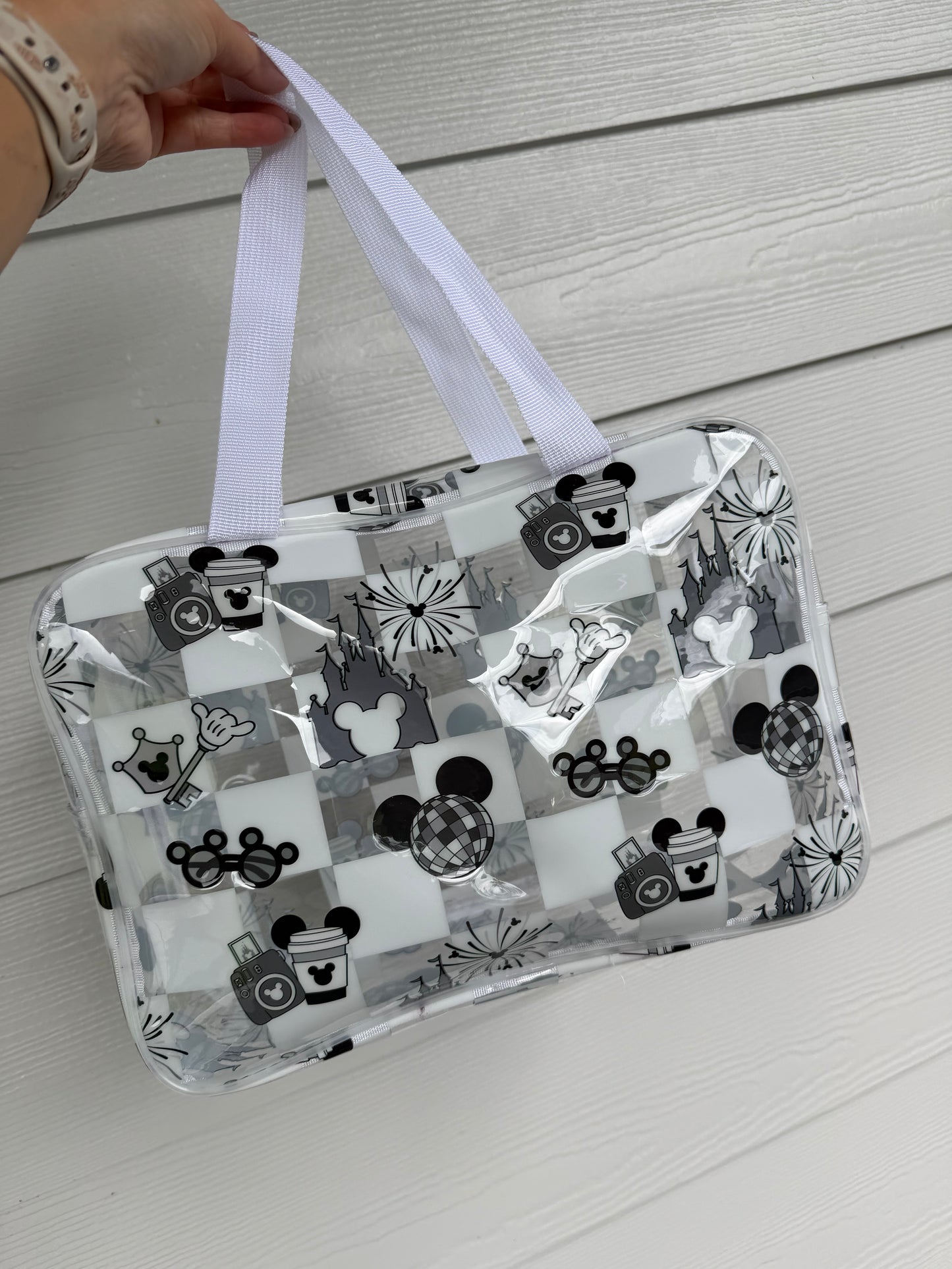 Main Street Magic White Clear Bag