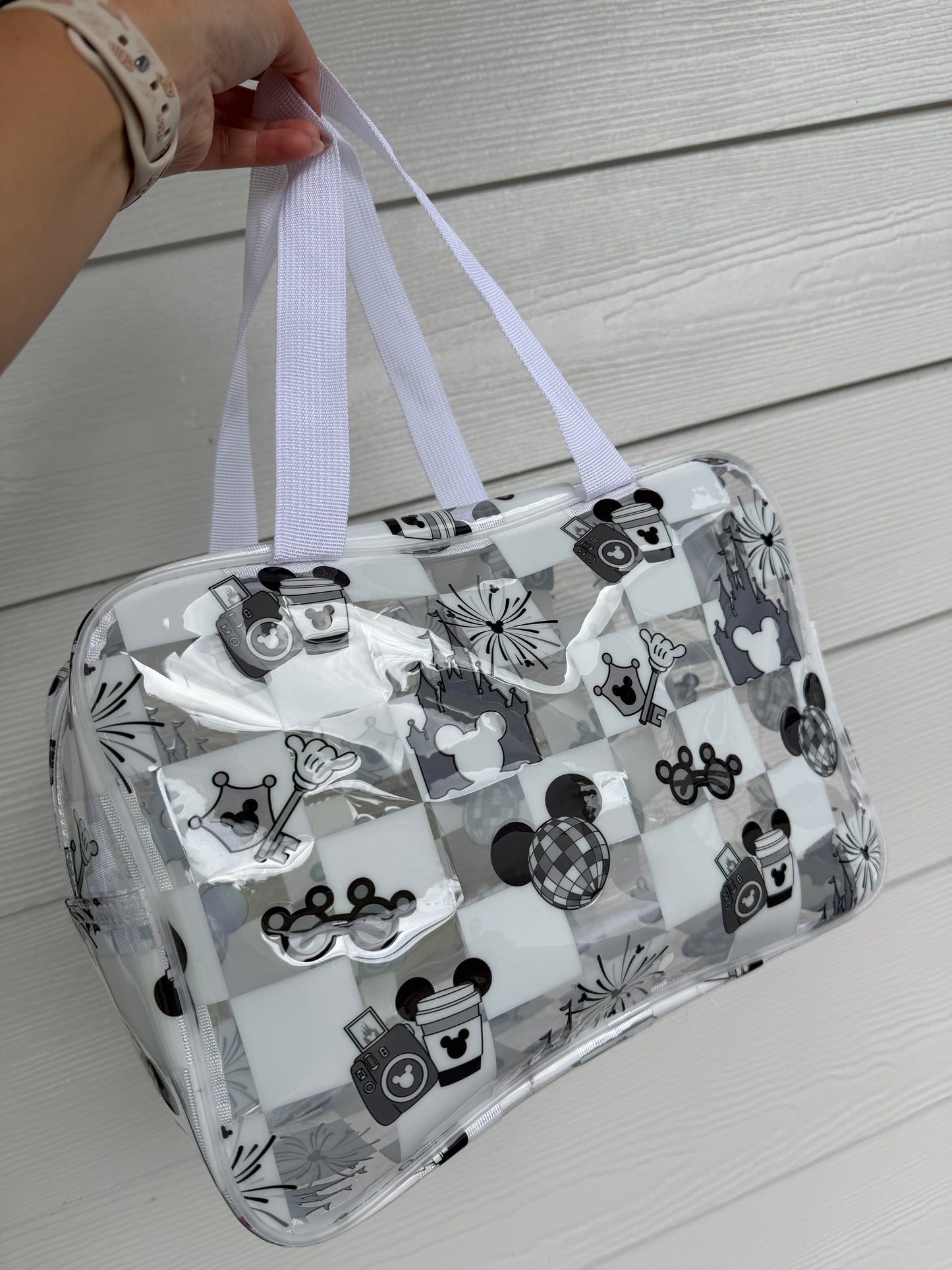 Main Street Magic White Clear Bag