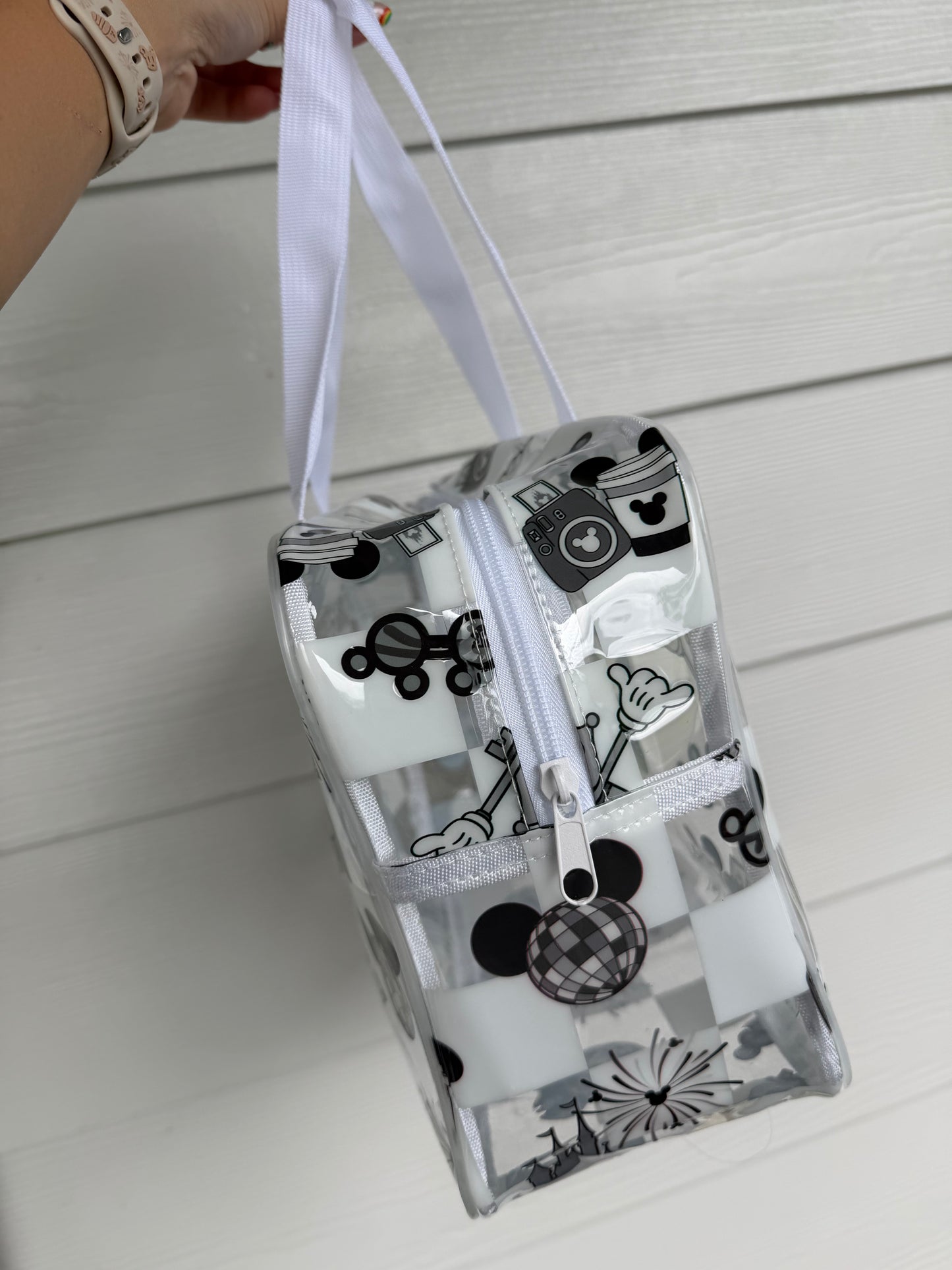Main Street Magic White Clear Bag