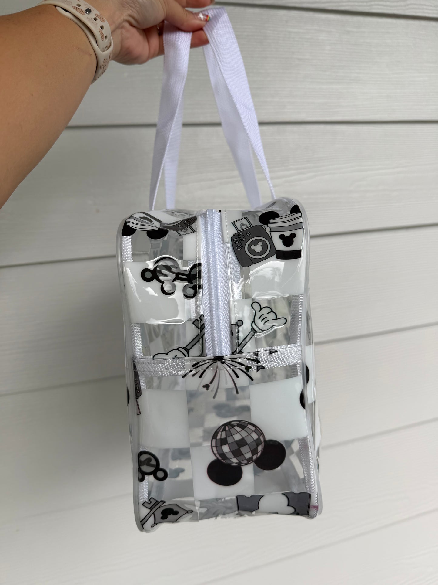 Main Street Magic White Clear Bag