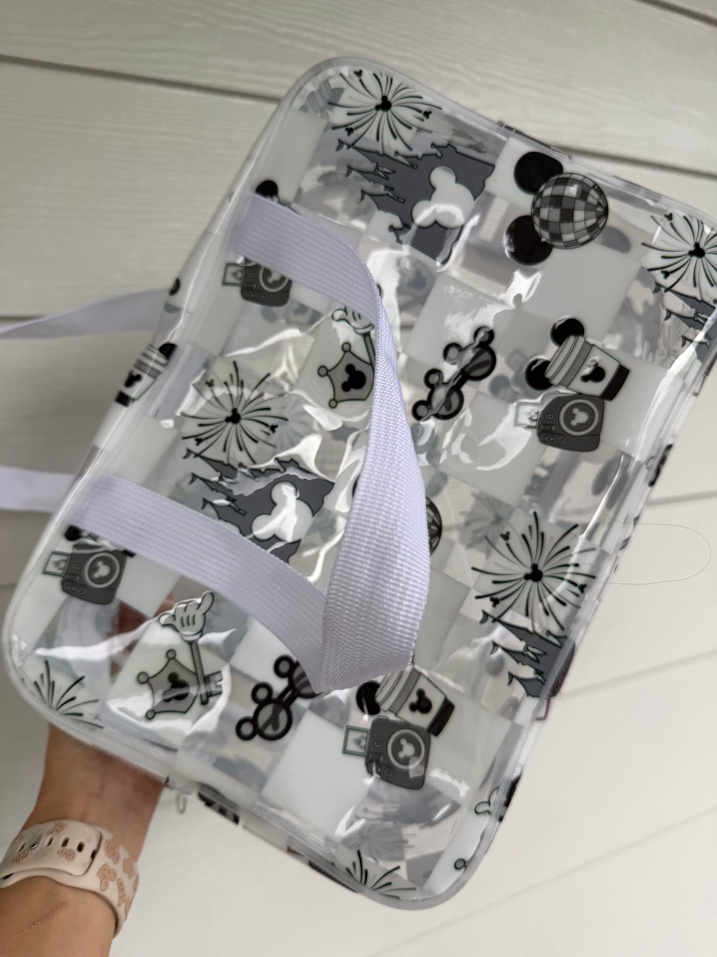 Main Street Magic White Clear Bag