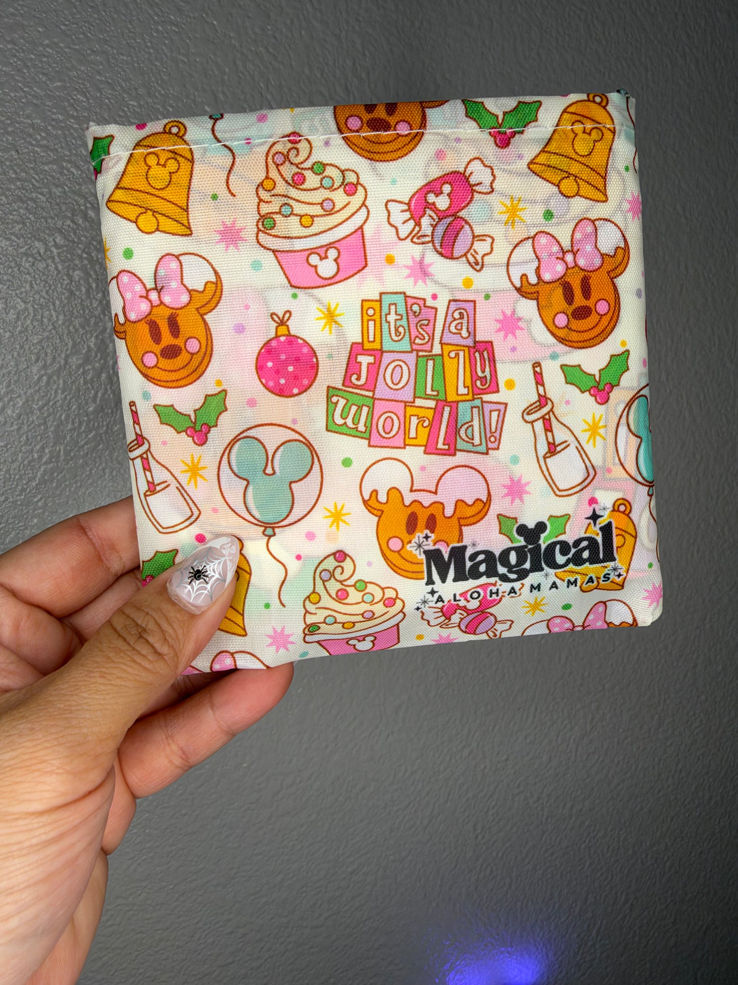 Ripstop Reusable Bag - Christmas Magic