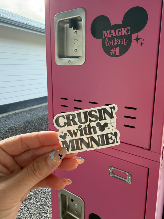 Sticker: CRUSIN' with MINNIE