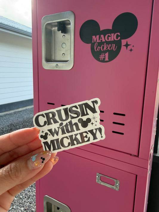 Sticker: CRUSIN' with MICKEY