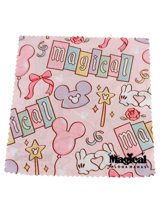 Microfiber Cleaning Cloth - Magical Pink