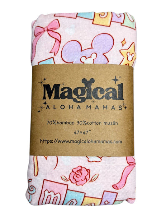 Muslin Blanket - Magical Pink